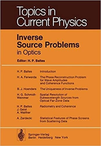 Cover image for Inverse source problems in optics