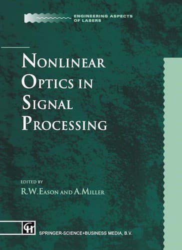 Cover image for Nonlinear optics in signal processing