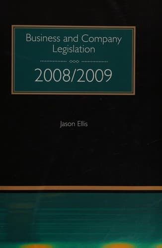 Cover image for Business and company legislation