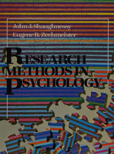 Cover image for Research methods in psychology