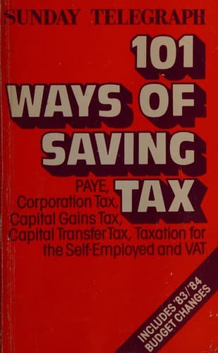 Sunday Telegraph 101 ways of saving tax