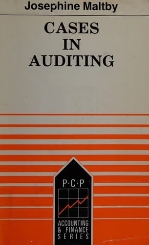 Cover image for Cases in auditing