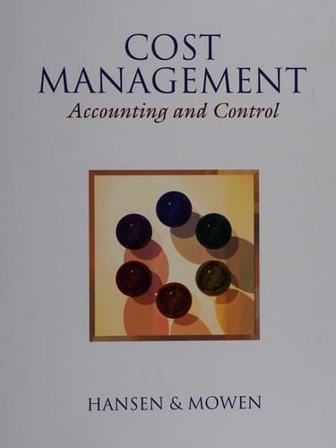 Cover image for Cost management
