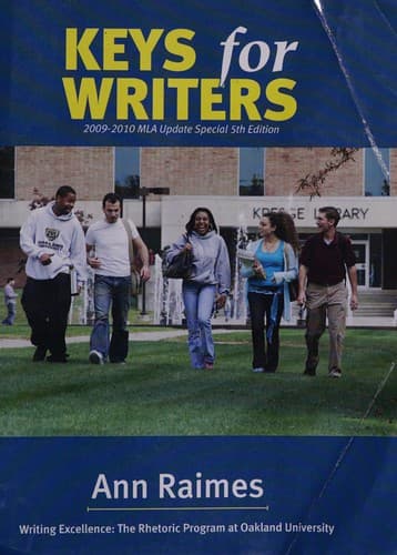 Cover image for Keys for writers