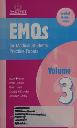Cover image for EMQs for medical students