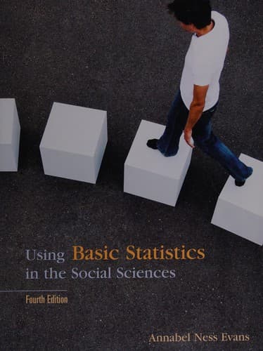 Cover image for Using basic statistics in the social sciences