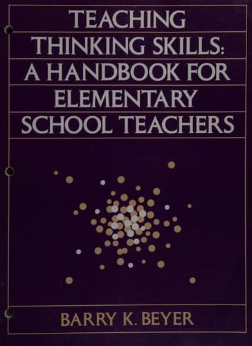 Cover image for Teaching thinking skills