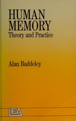 Cover image for Human memory