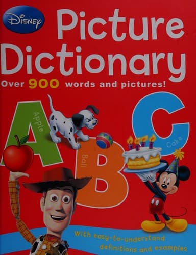 Cover image for Disney picture dictionary
