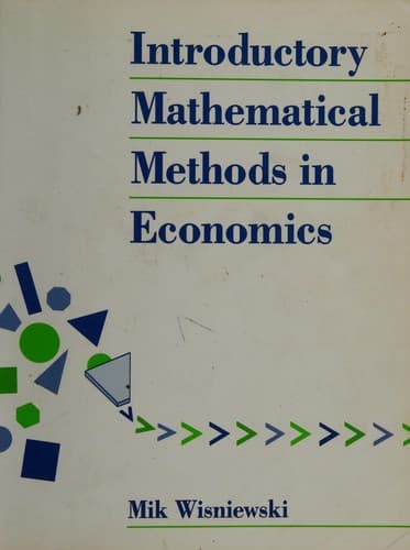 Cover image for Introductory mathematical methods in economics