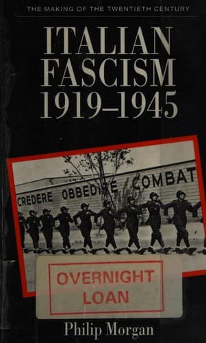 Cover image for Italian fascism, 1919-1945