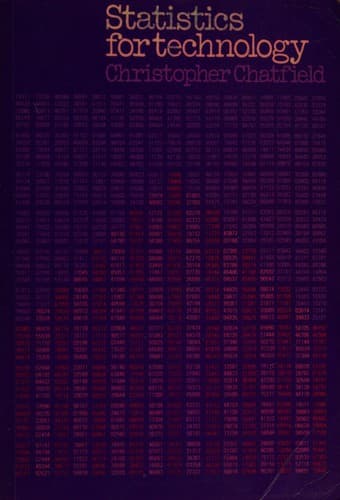 Cover image for Statistics for technology