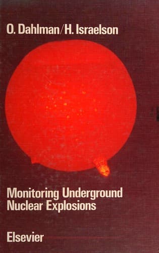 Cover image for Monitoring underground nuclear explosions