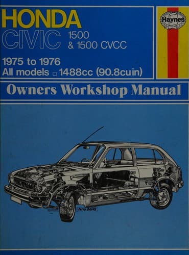 Cover image for Honda Civic 1500 & CVCC owners workshop manual