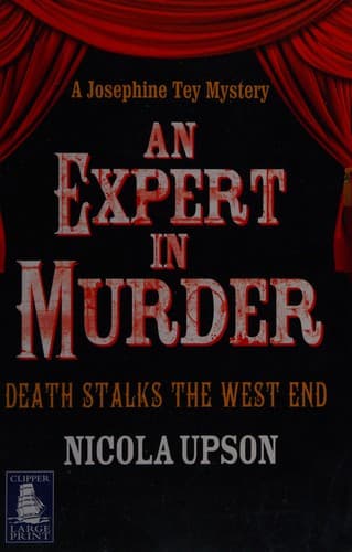 Cover image for An expert in murder