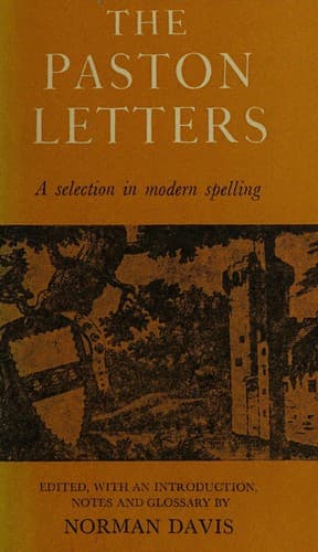 Cover image for The Paston Letters