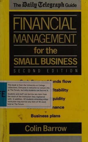 Cover image for Financial management for the small business