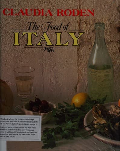 Cover image for THE FOOD OF ITALY
