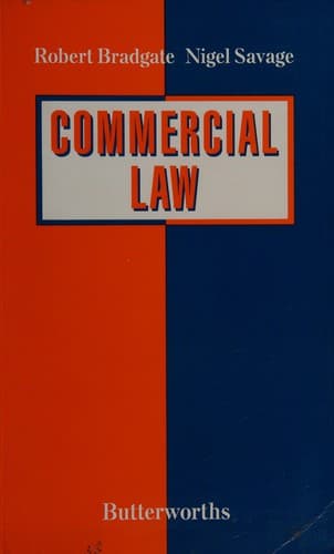 Cover image for Commercial law