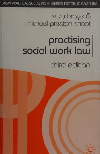 Cover image for Practising social work law