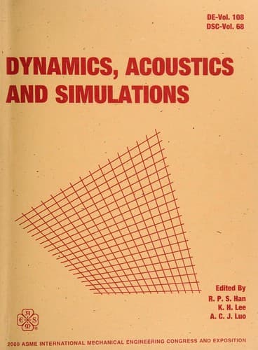 Cover image for Dynamics, Acoustics and Simulations