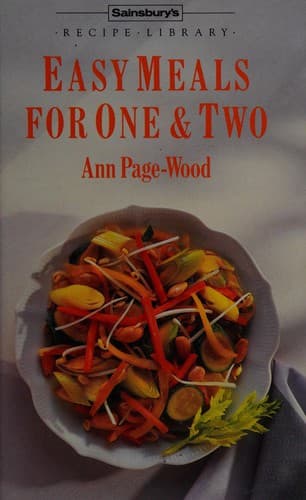 Cover image for Easy meals for one & two