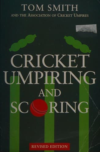 Cover image for Cricket Umpiring & Scoring