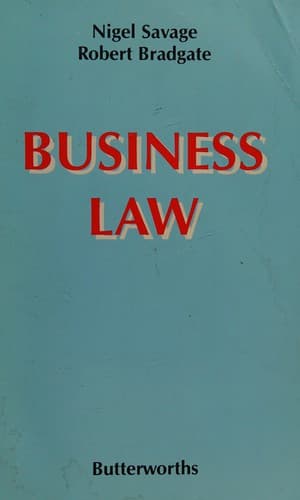 Cover image for Business Law