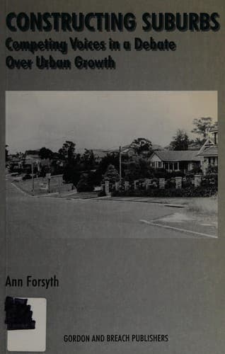 Cover image for Constructing suburbs