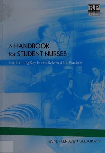 Cover image for A handbook for student nurses