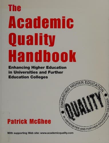 Cover image for The academic quality handbook