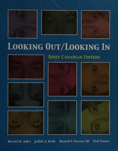 Cover image for Looking out/looking in