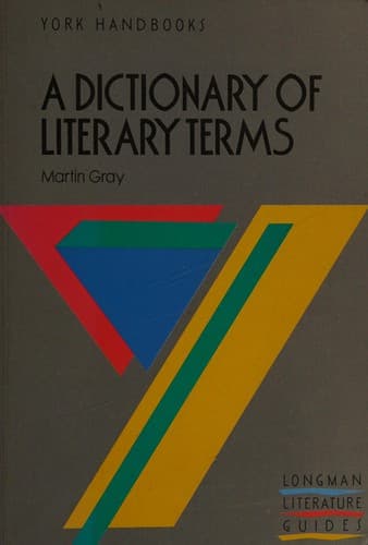 Cover image for A dictionary of literary terms