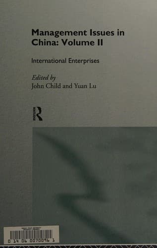 Cover image for Management Issues in China: Volume 1