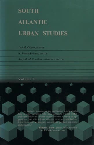 Cover image for South Atlantic urban studies