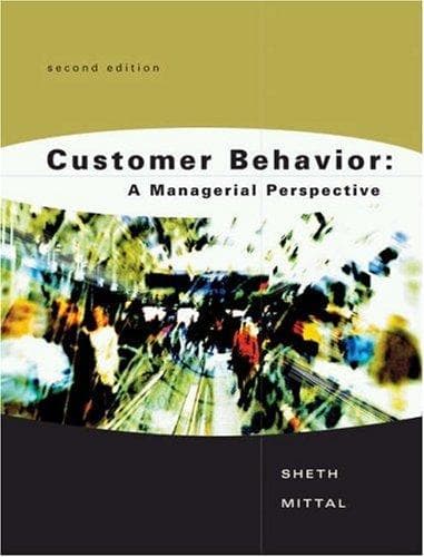 Cover image for Customer Behavior