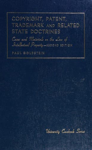 Cover image for Copyright, patent, trademark, and related state doctrines