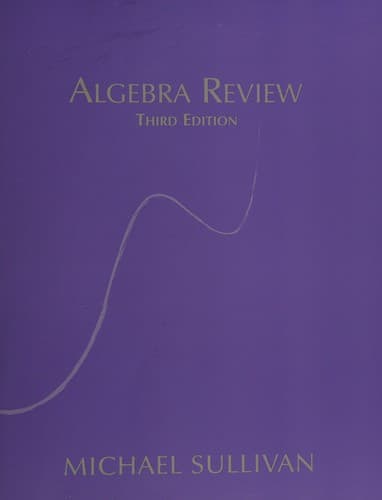 Cover image for Algebra Review