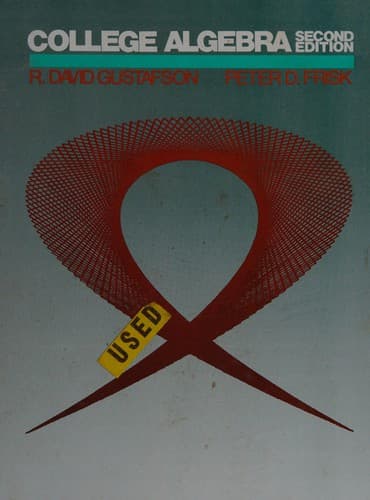 Cover image for College algebra