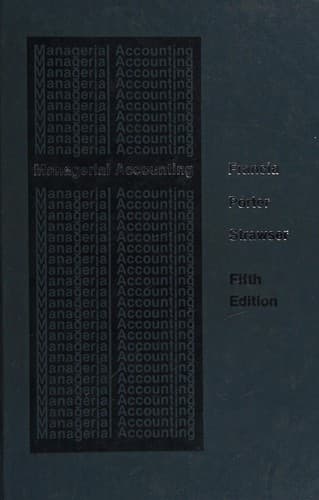 Cover image for Managerial accounting
