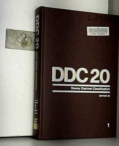 Cover image for Dewey Decimal Classification and Relative Index