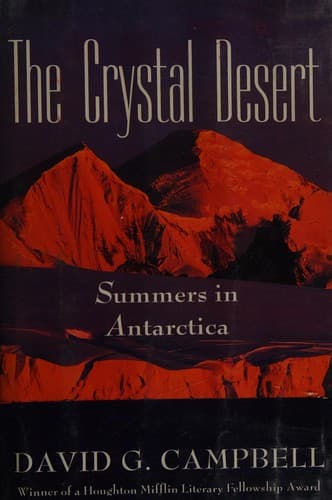 Cover image for The crystal desert