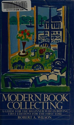 Cover image for Modern book collecting