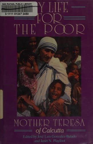 Cover image for My life for the poor