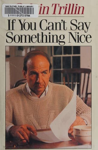 Cover image for If you can't say something nice