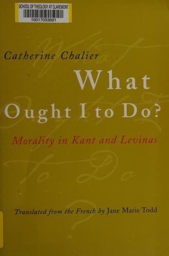 Cover image for What Ought I to Do?