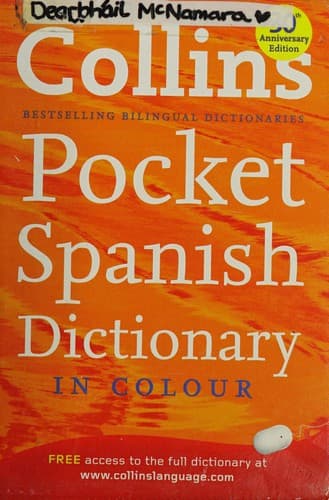Cover image for Collins Spanish dictionary