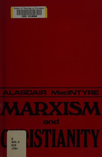 Cover image for Marxism and Christianity