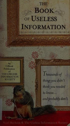 Cover image for The book of useless information