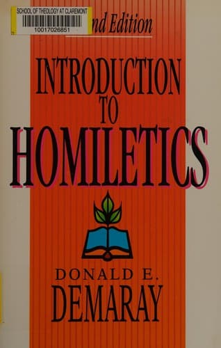 Cover image for An introduction to homiletics
